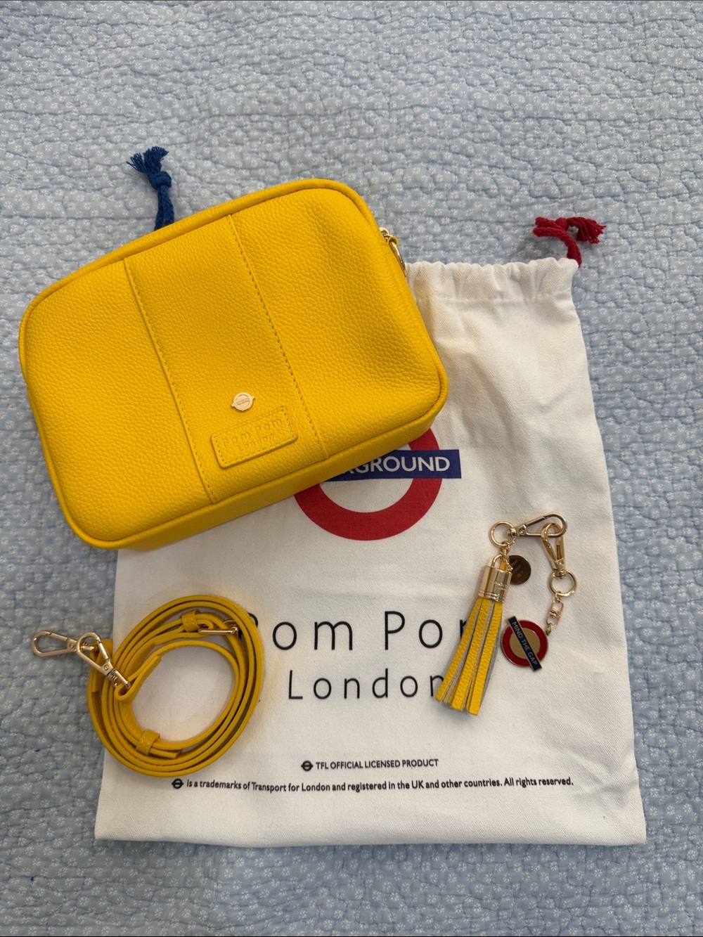 Pom Pom London TFL Circle Line City Bag